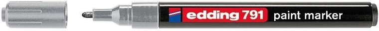 Lakkeret marker edding sølv 1–2 mm