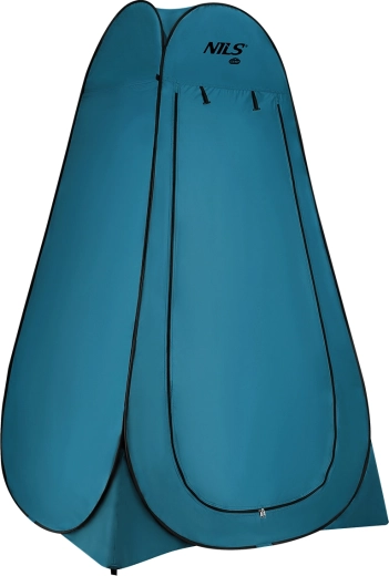 Sammenklappelig omklædnings- og brusekabine NILS Camp, turkis