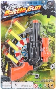 Skumpistol med skud til børn