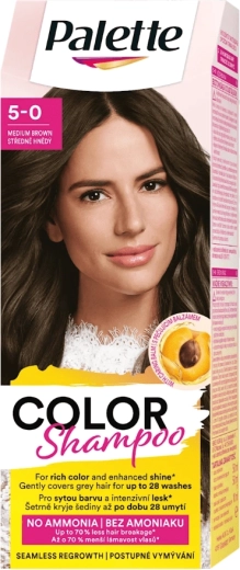 Palette Color Shampoo 5-0 mellembrun 50 ml