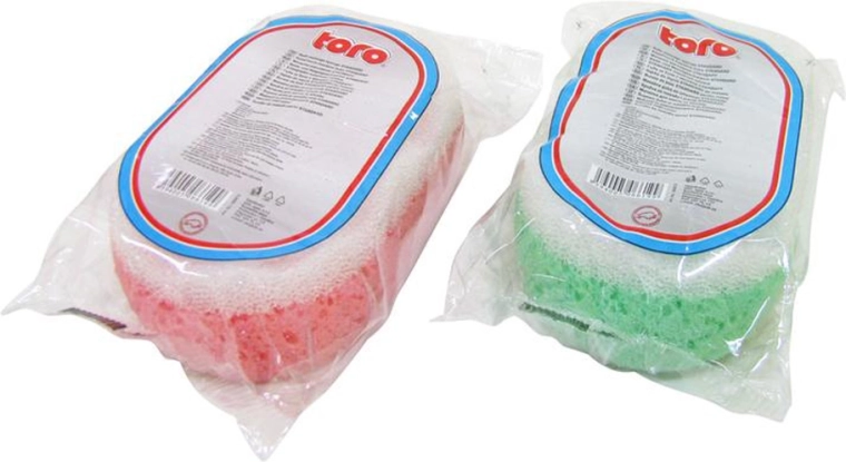 Massagesvamp Standard med hvid massageside