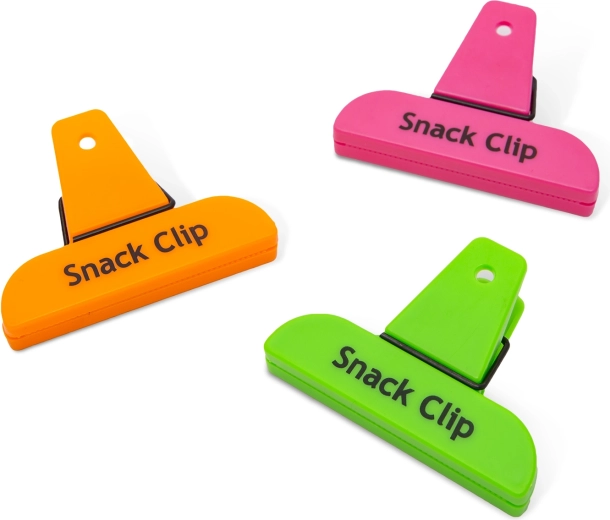 Klemmer til lukning af poser - 3 stk.