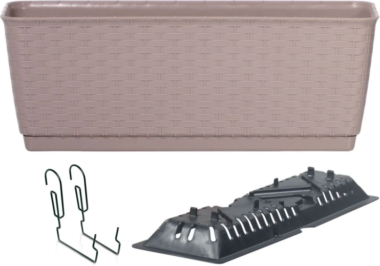 Altankasse med kroge RATOLLA PW 40 cm mokka