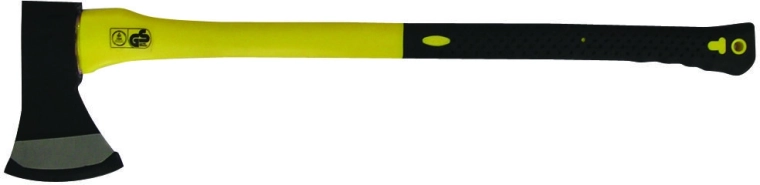 Økse med fiberglassskaft 1250 g