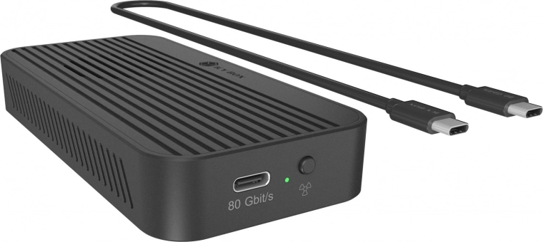 ICY BOX eksternt kabinet til M.2 NVMe SSD Thunderbolt 5 80 Gb/s