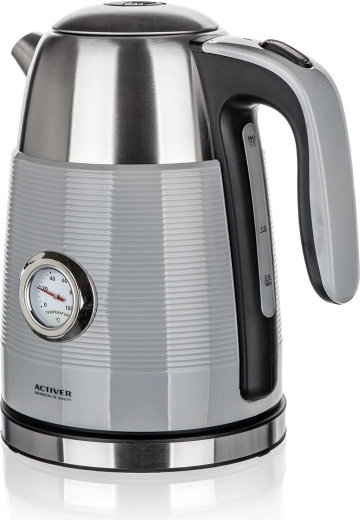 Elkedel Jumper 1,7 l i rustfrit stål med analogt termometer