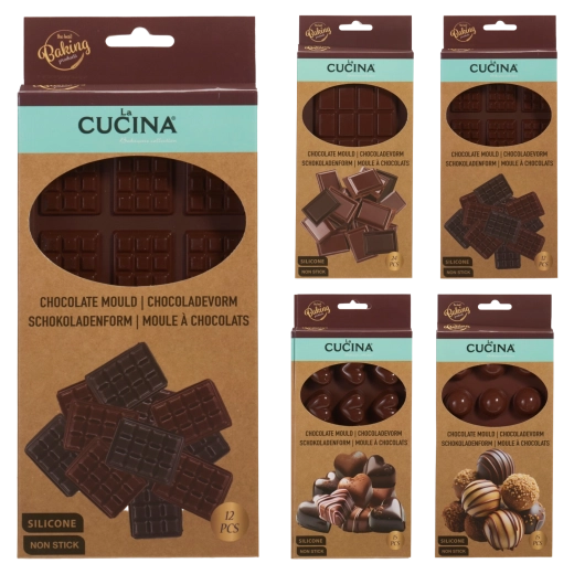 Silikoneform til chokolade