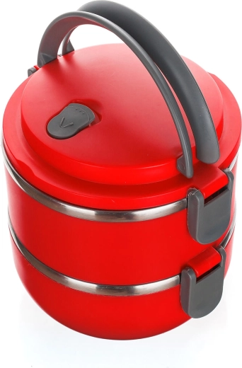 Madkasse CULINARIA Red, 2-etagers, 1,1 l