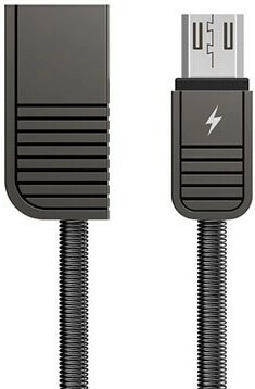 Remax RC-088m Linyo datakabel micro USB, sort