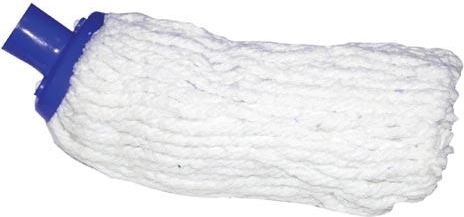 Moppehoved med snore 100 g, fin gevind, blå