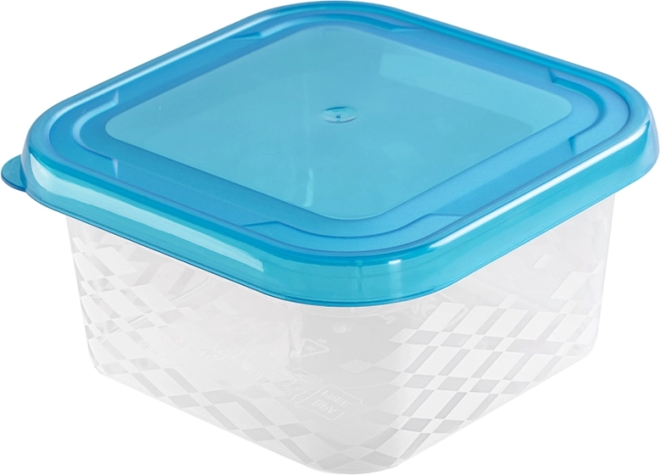 Firkantet madboks Blue Box 0,45 l