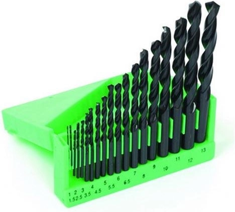 HSS metalbor-sæt 1–13 mm, 19 dele