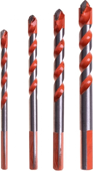 Sæt med universelle bor 4 stk. 6 - 12 mm