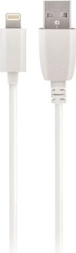 Maxlife opladerkabel 8‑pin til iPhone, iPad og iPod 1 A 1 m hvid