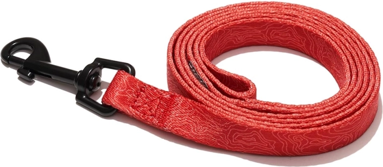 Explorer Dog line topografiske kurver rød S 120 × 1,5 cm