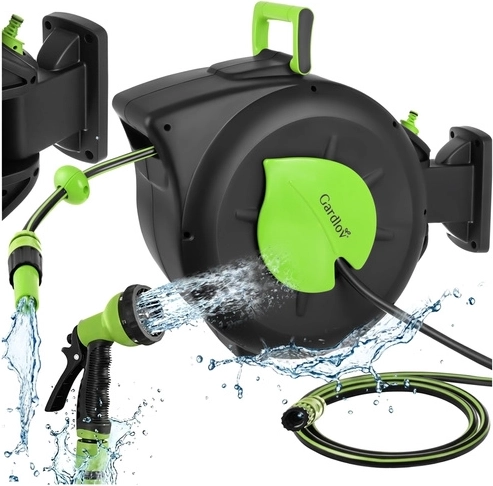 Automatisk vægmonteret haveslangeopruller 30 m GARDLOV