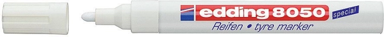Dækmarker Edding 8050, hvid