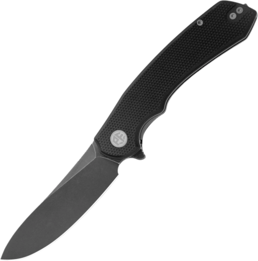 Petrified Fish Waterspout foldekniv 9 cm black stonewash G10
