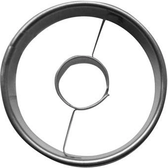 Kageudstikker glat rundt med lille indre cirkel