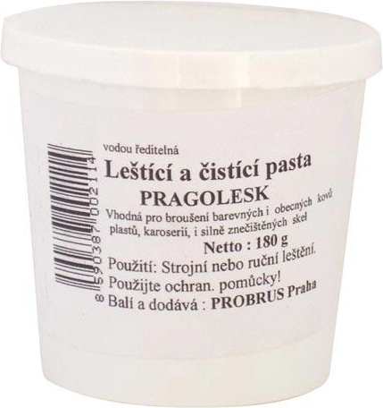 Fin slibende og polerende pasta 180 g