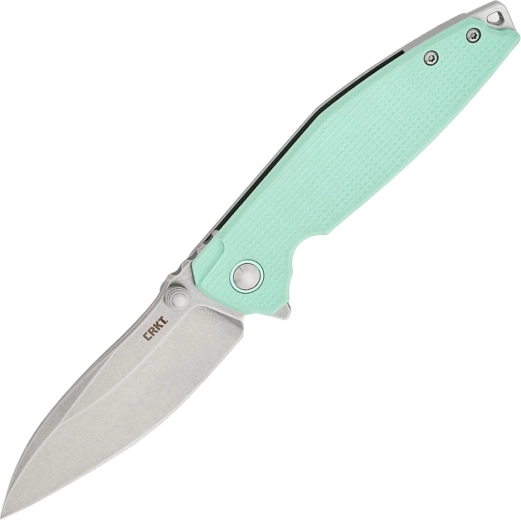crkt ibis blue foldekniv 7,8 cm stonewash g10
