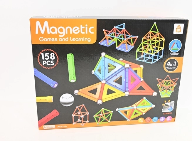 Magnetisk byggesæt – 158 dele