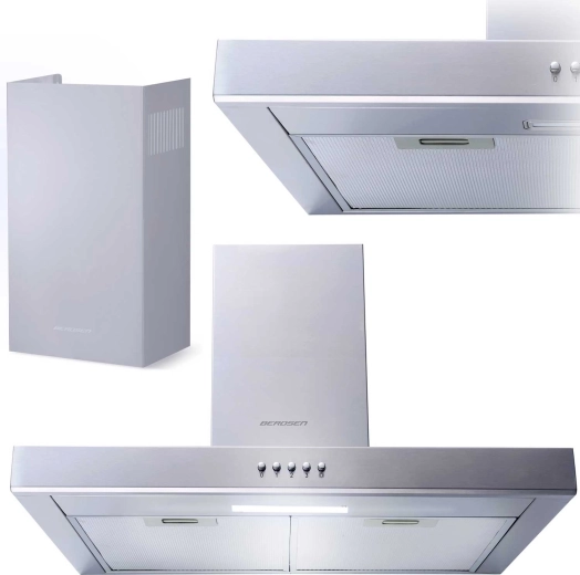 Skorstenemhætte 60 cm Berdsen Inox