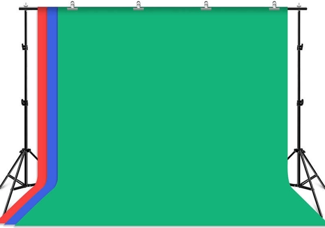 Puluz baggrundsstøtte med 3 farvede baggrunde
