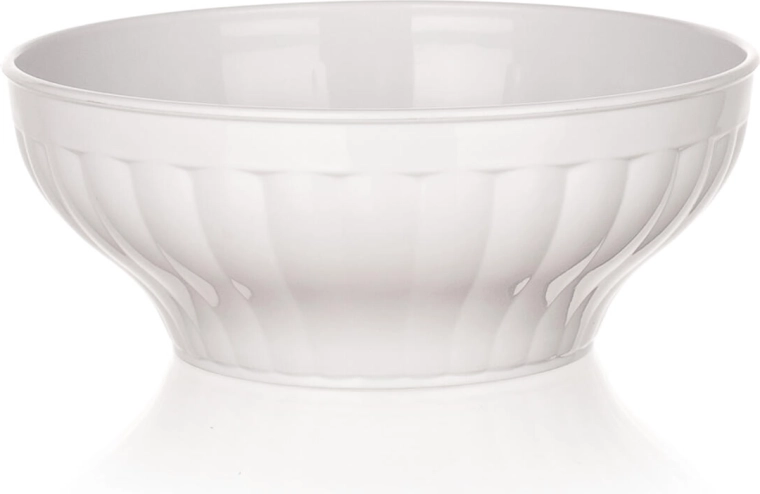 Dejfad i plast, hvid, 16 cm