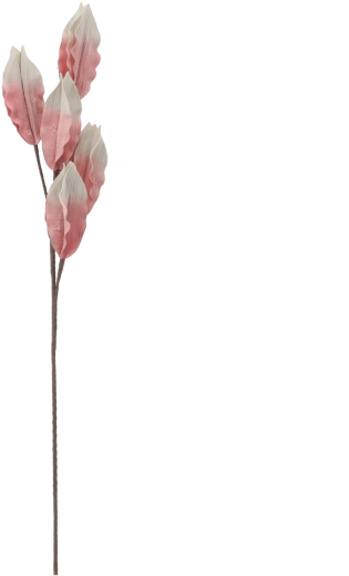 Dekorativ kunstig blomst 105 cm rosa
