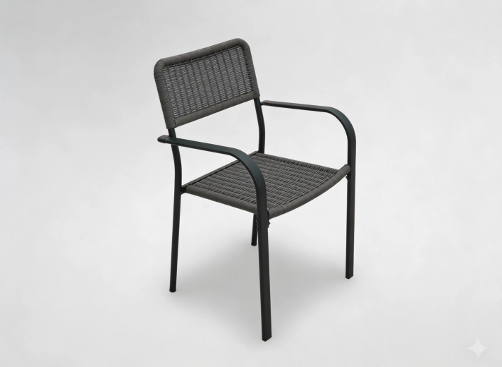 Brunt havestol 60 × 55 × 82 cm