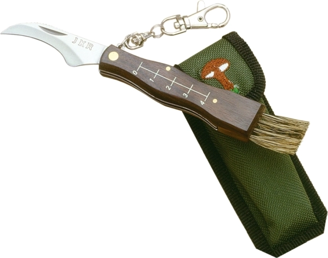 JOKER svampefoldekniv 5,5 cm med træhåndtag og nylontaske