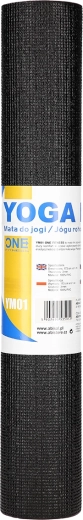 Yogamåtte ONE FITNESS YM01 sort
