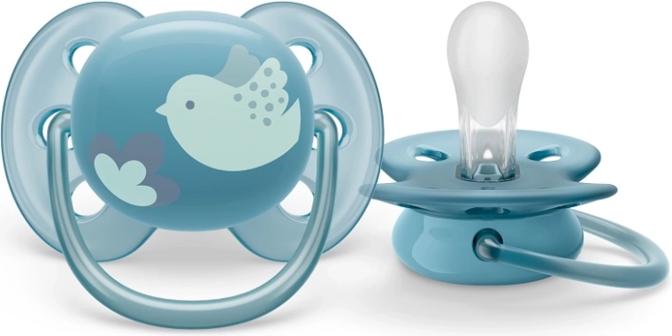Philips Avent sut UltraSoft Premium 6–18 m, blå