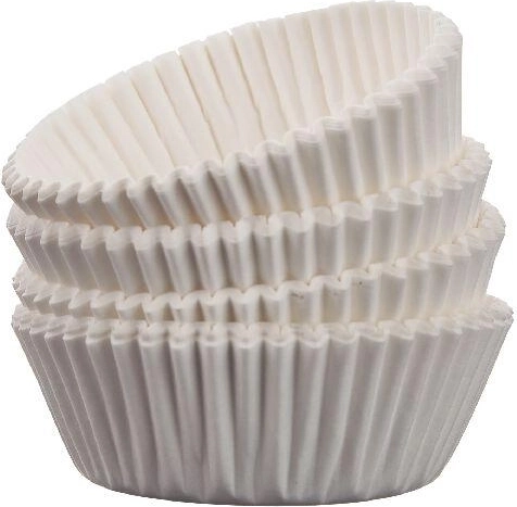 Papirbageforme 4,5 cm – hvide, 100 stk.