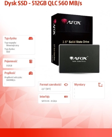 SSD-disk 512 GB QLC 560 MB/s