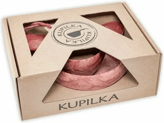 Kupilka Junior sæt til udflugter rød (skål, kop, spork)