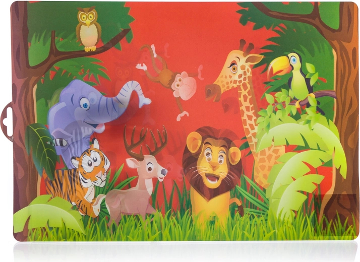Plastisk dækkeserviet til børn ZOO 43 × 29 cm