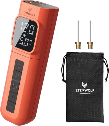 Elektrisk boldpumpe Etenwolf P200, orange