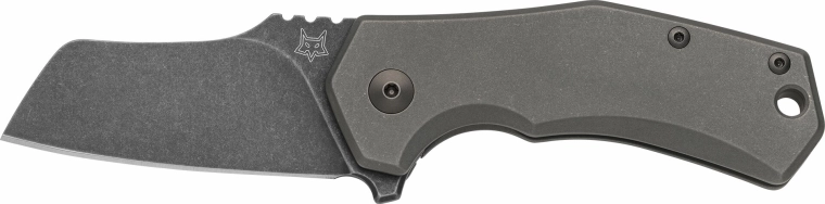 Fox Knives Italico foldekniv 6 cm, titanium, PVD Stonewash, med clip