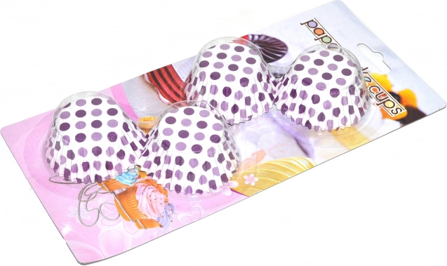 Farvede konditor-muffinforme 4 cm, højde 2 cm – 100 stk