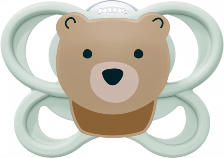 Sut NUK Perfect Match Air Bear 0–6 m, silikone