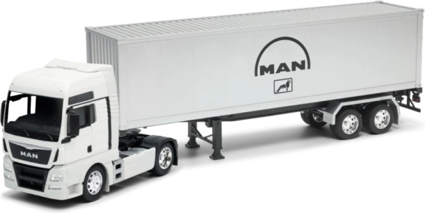 Welly trækker med trailer MAN TGX 1:32