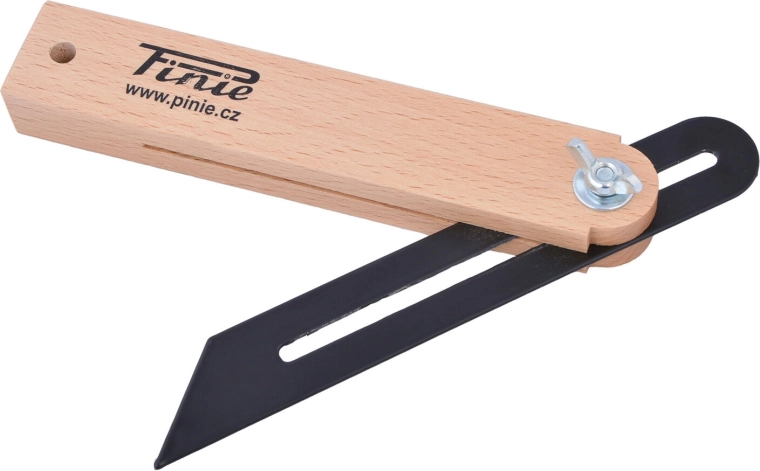 Vinkelmåler til måling af vinkler 350 × 35 × 24 mm