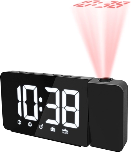 Solight projektionsur med FM-radio og alarm