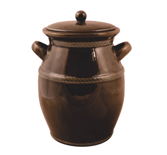 Keramisk fermenteringskrukke 4 l brun
