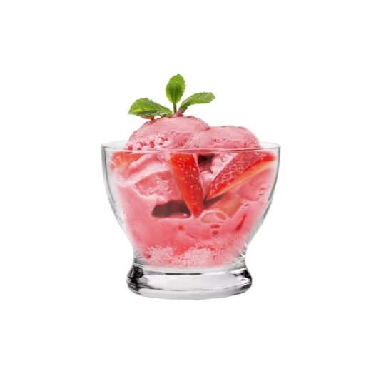 Glas dessertskåle Krosno Pure, 260 ml, sæt med 6 stk.