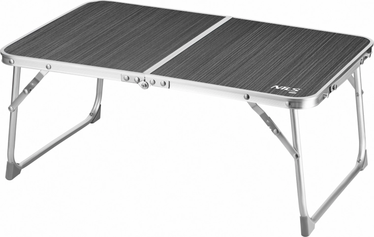 Sammenklappeligt campingbord 60 × 40 × 25 cm mørkegråt