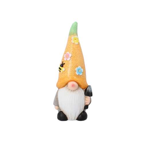 Havens nisse med LED-belysning til udendørs dekoration