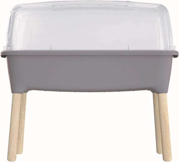 Sadbovač Respana Planter Wood High Set 78 cm – grå sten